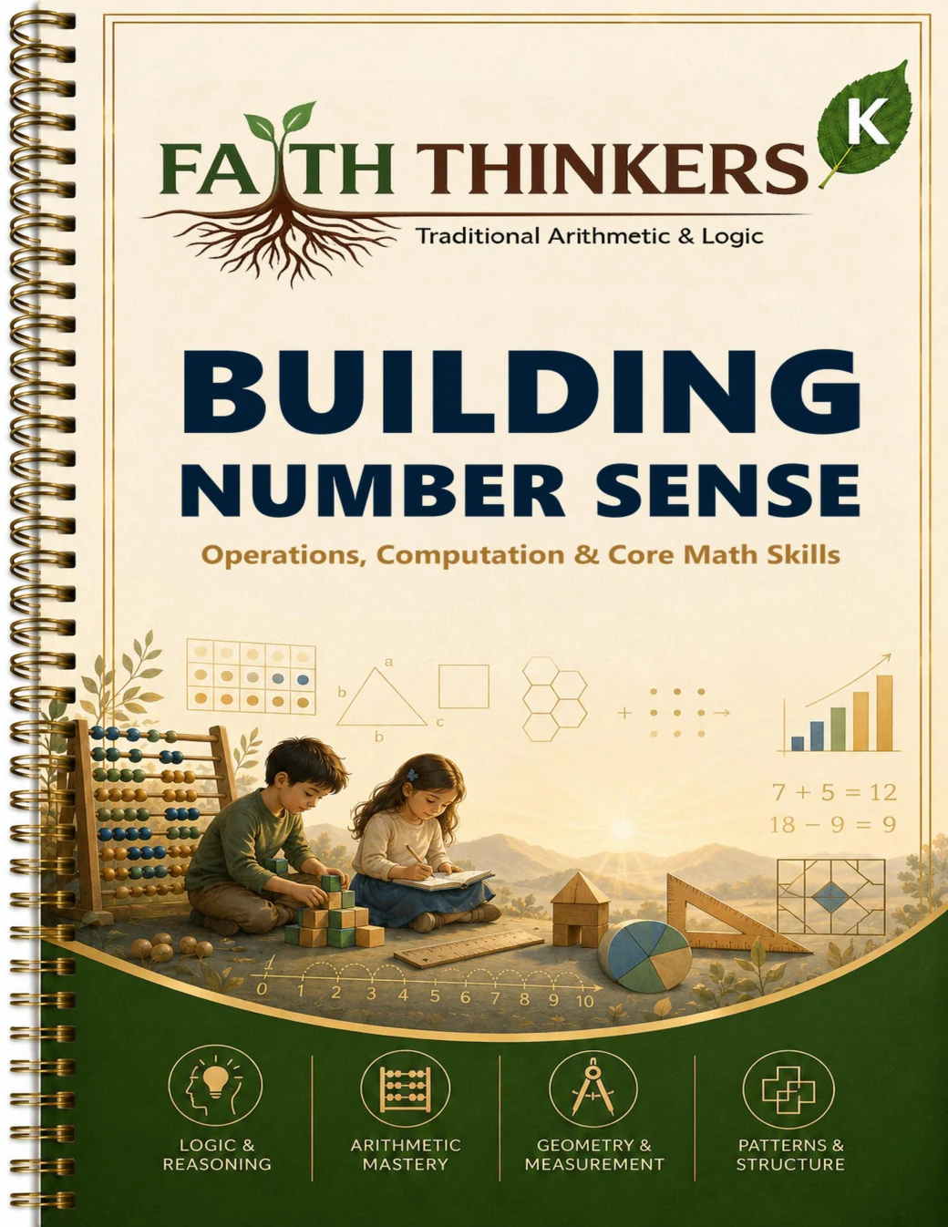 Building Number Sense Kindergarten cover