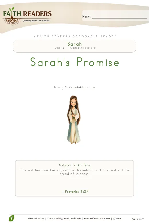 Grade 1 protected curriculum sample: Decodable Readers - Grade 1 Week 3