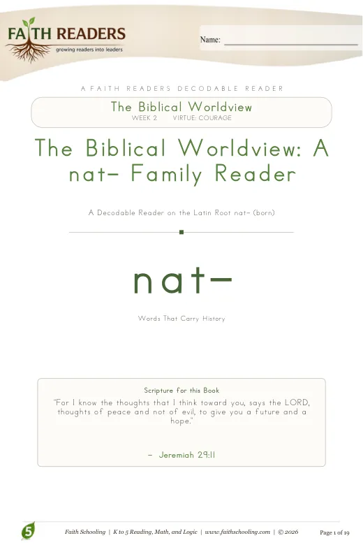 Grade 5 protected curriculum sample: Decodable Readers - Grade 5 Week 2