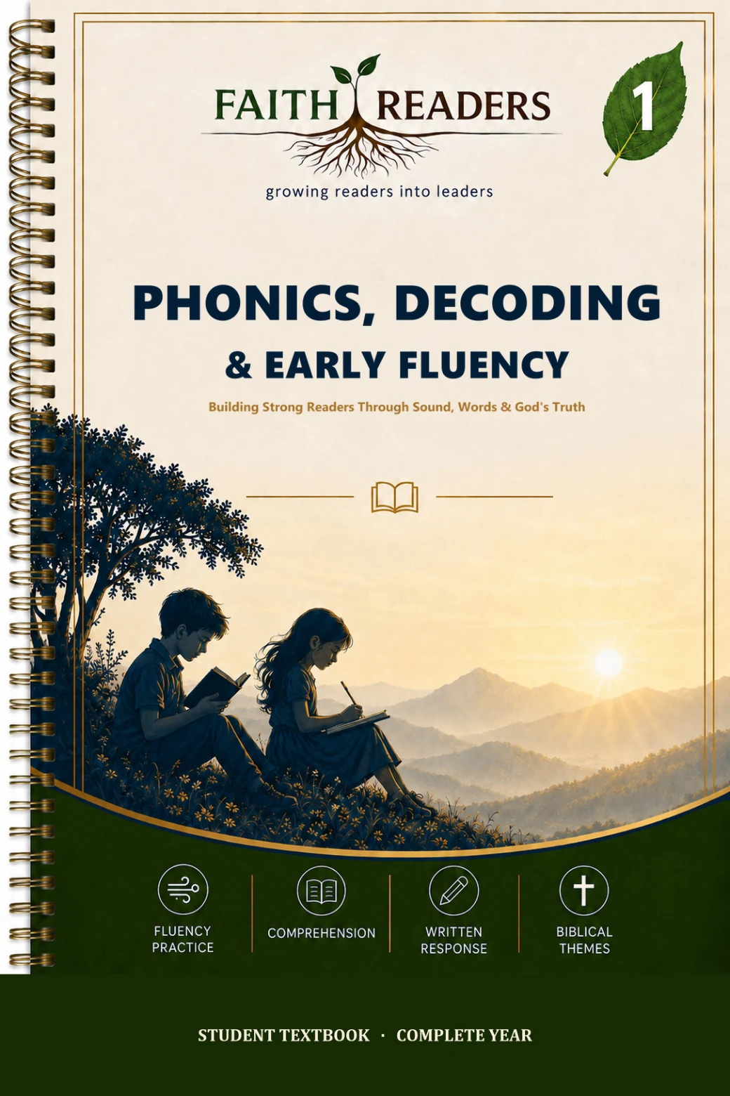 Grade 1 Phonics, Decoding, and Early Fluency student textbook cover