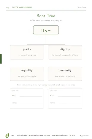 Q4 · Abstract vocabulary root tree
