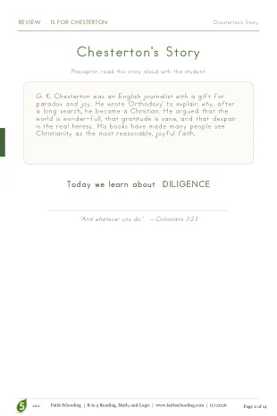 Q4 · Chesterton literary-history passage