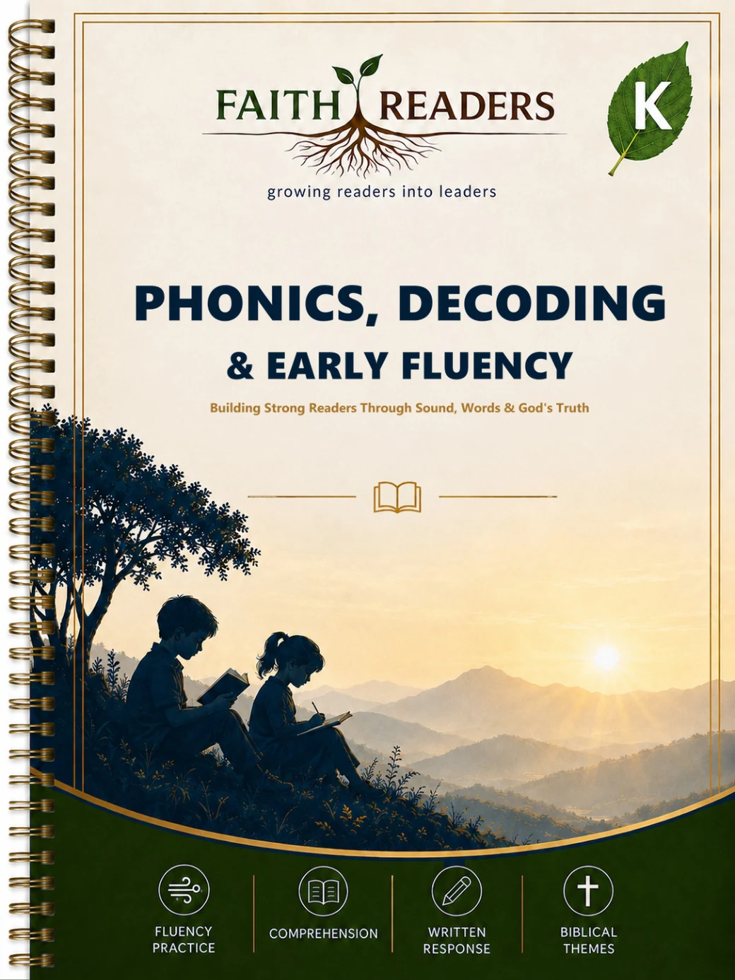 Kindergarten Phonics, Decoding, and Early Fluency student textbook cover