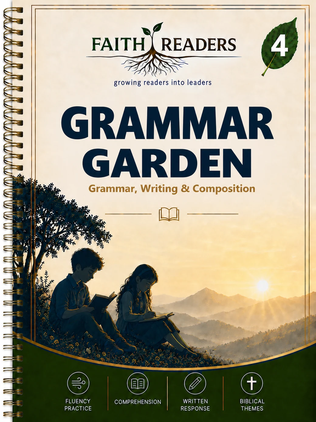 Grammar Garden Grade 4 student book cover