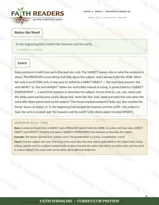 Direct objects and subject complements (Week 2)