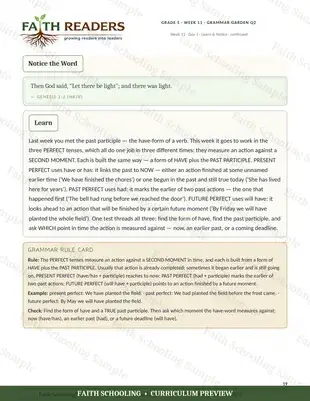 Perfect tenses measure against a second moment (Week 11)