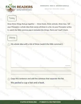 Little commas in a list of three (Week 30)