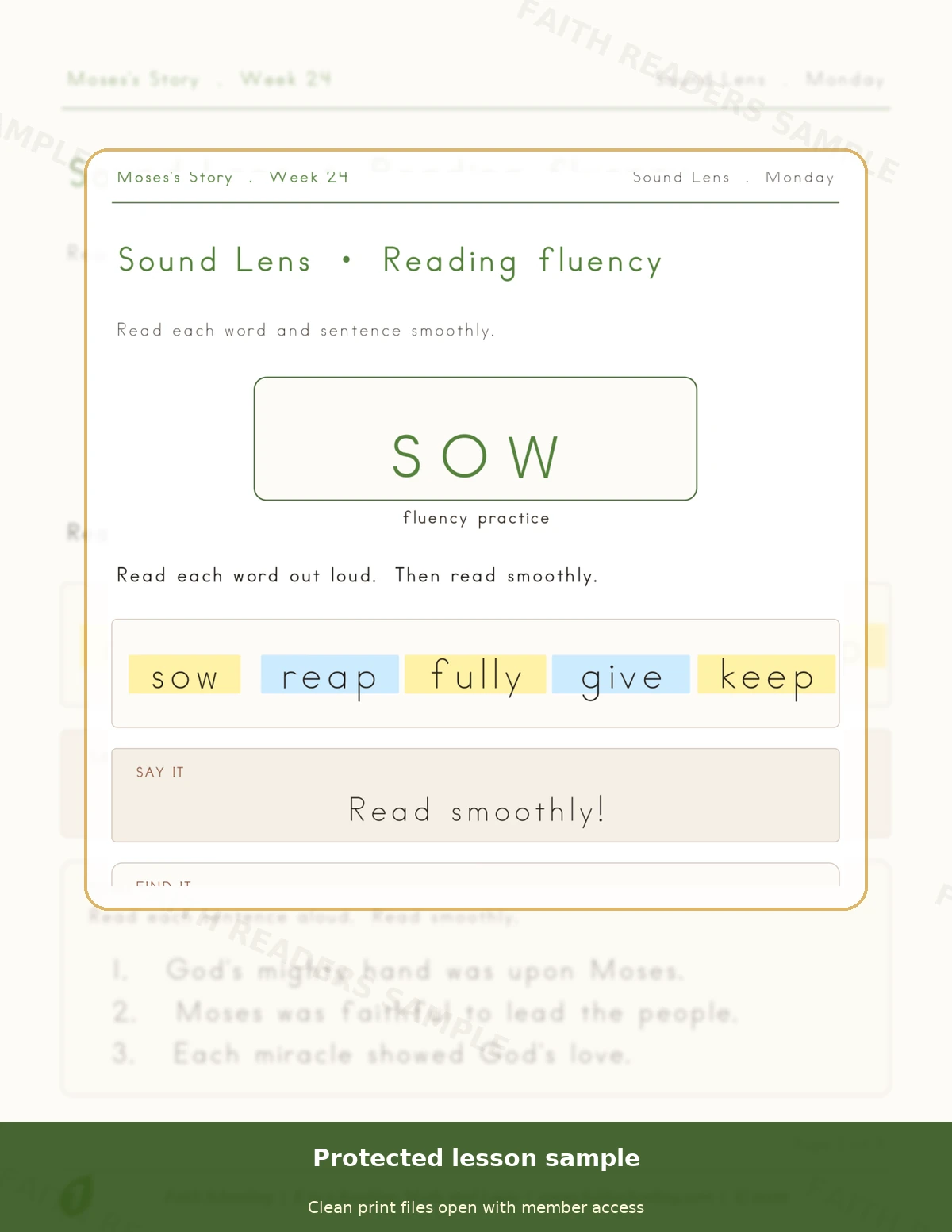 Grade 1 · Week 23 main lesson preview