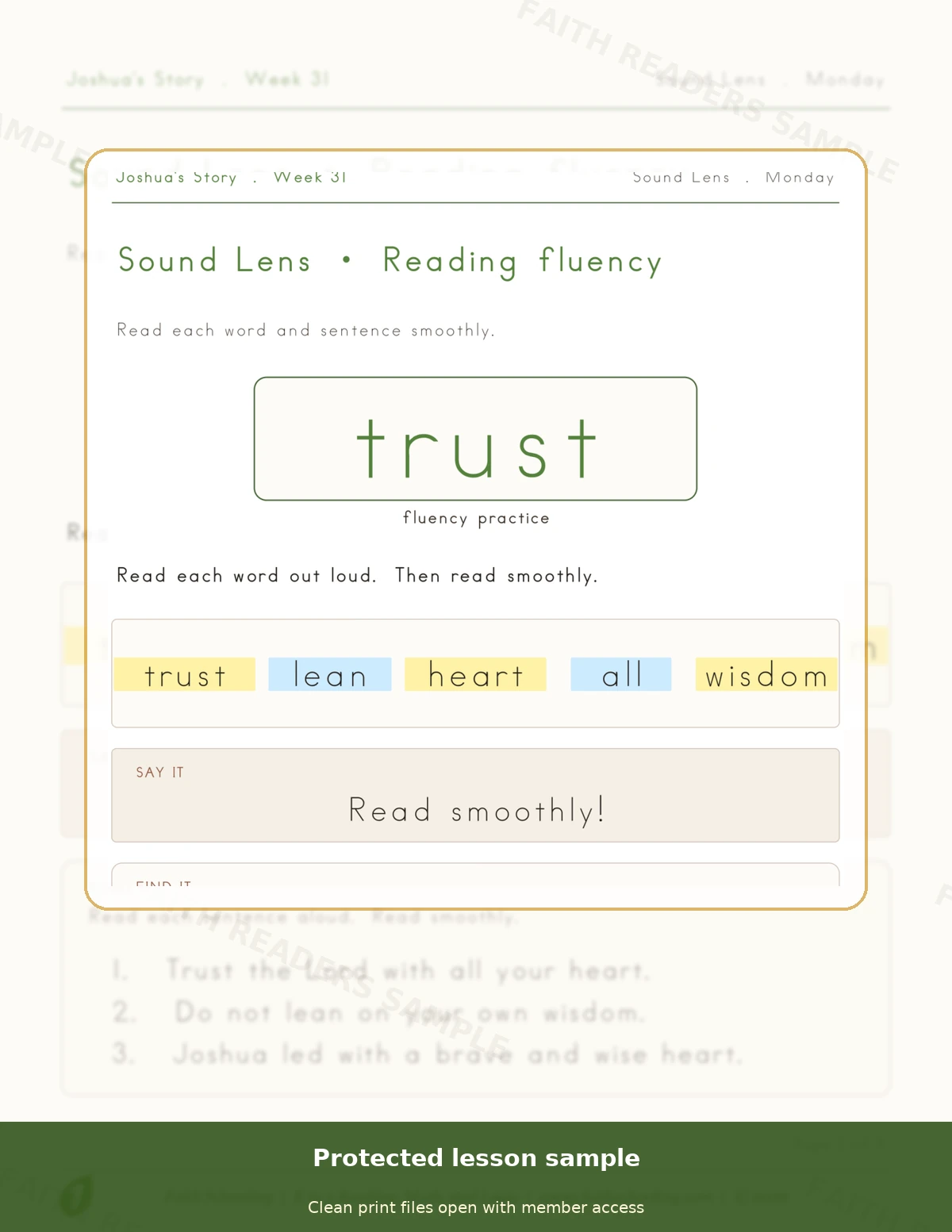 Grade 1 · Week 30 main lesson preview