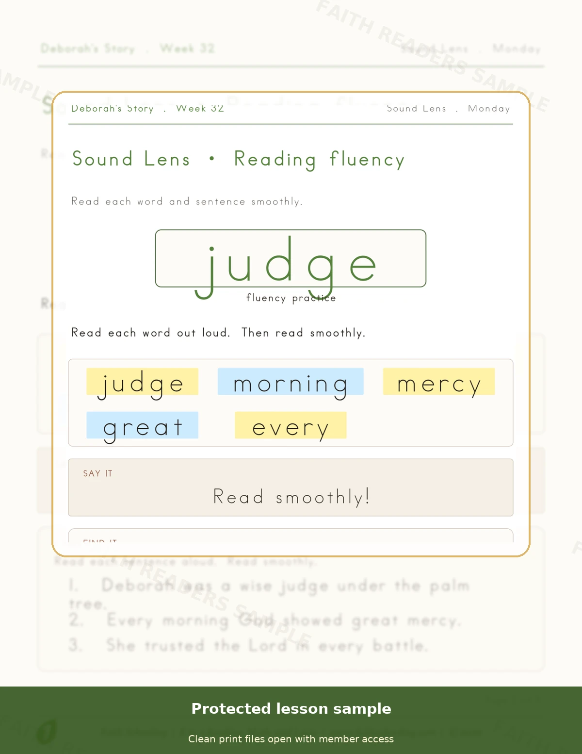 Grade 1 · Week 31 main lesson preview