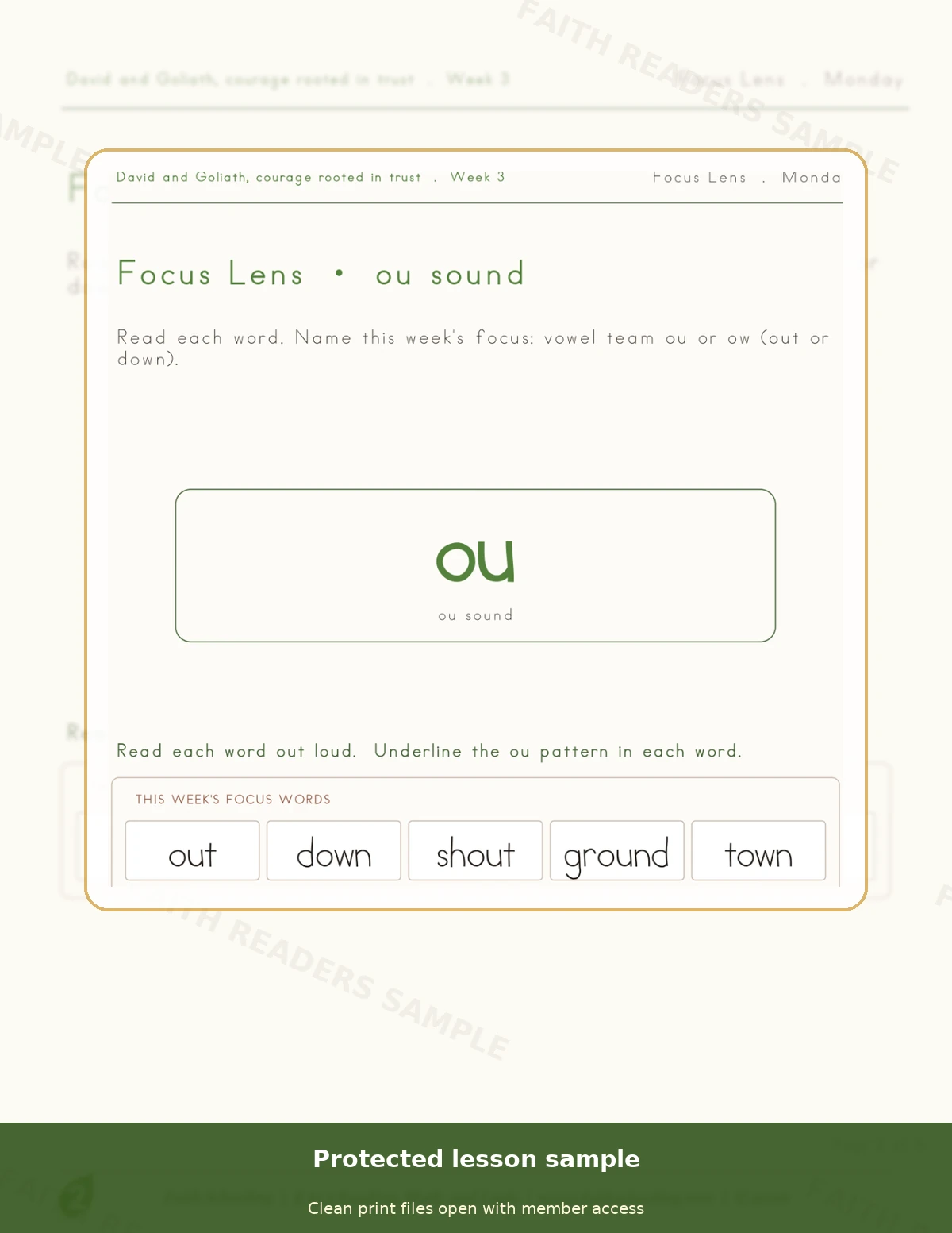 Grade 2 · Week 2 main lesson preview