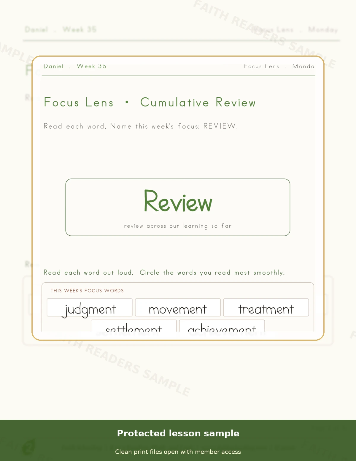 Grade 2 · Week 34 main lesson preview