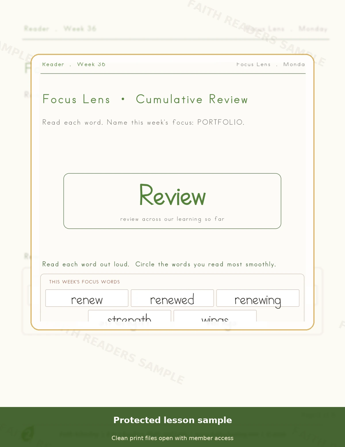 Grade 2 · Week 35 main lesson preview