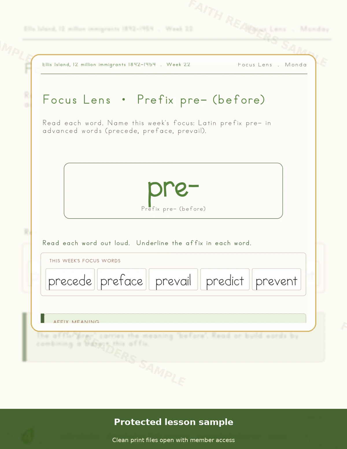 Grade 4 · Week 21 main lesson preview