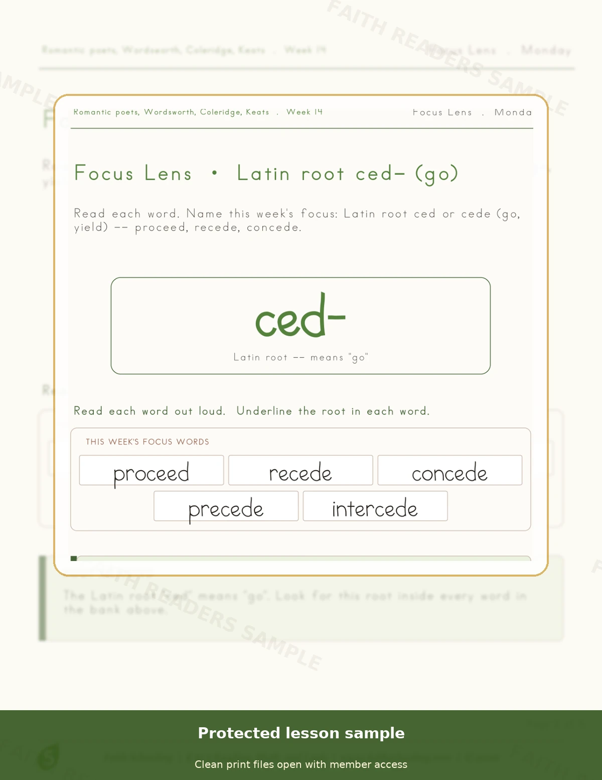 Grade 5 · Week 13 main lesson preview
