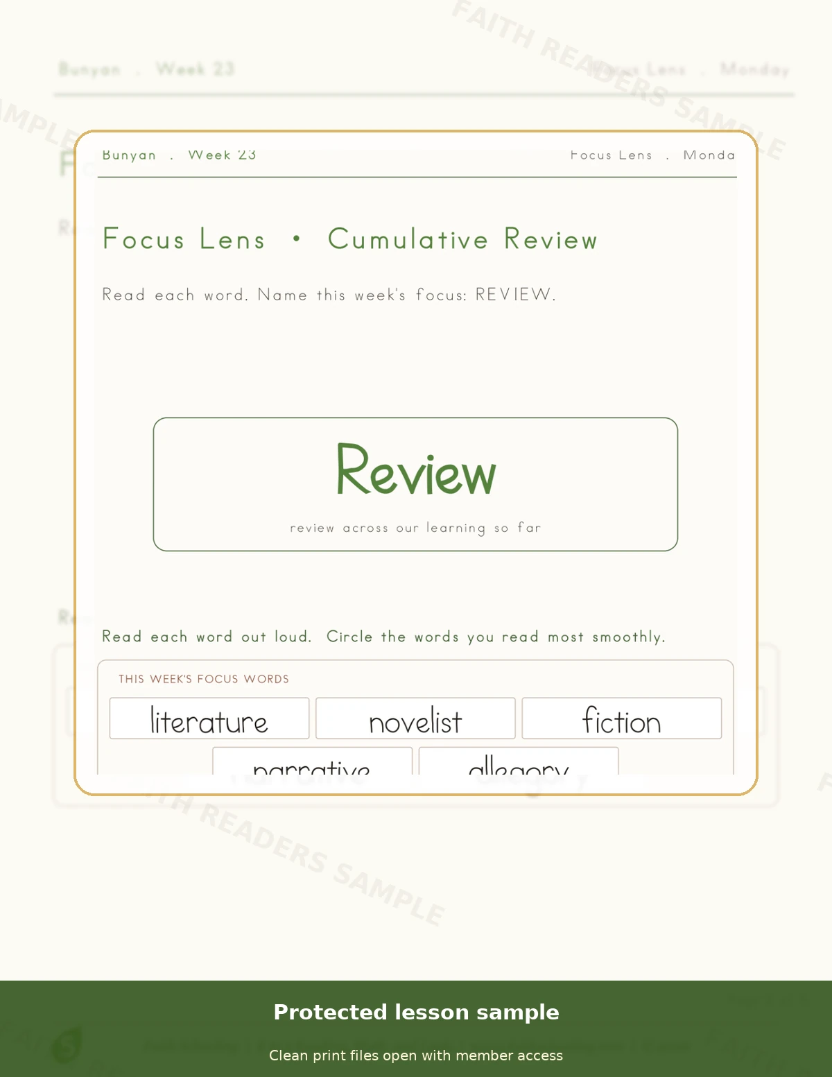 Grade 5 · Week 22 main lesson preview