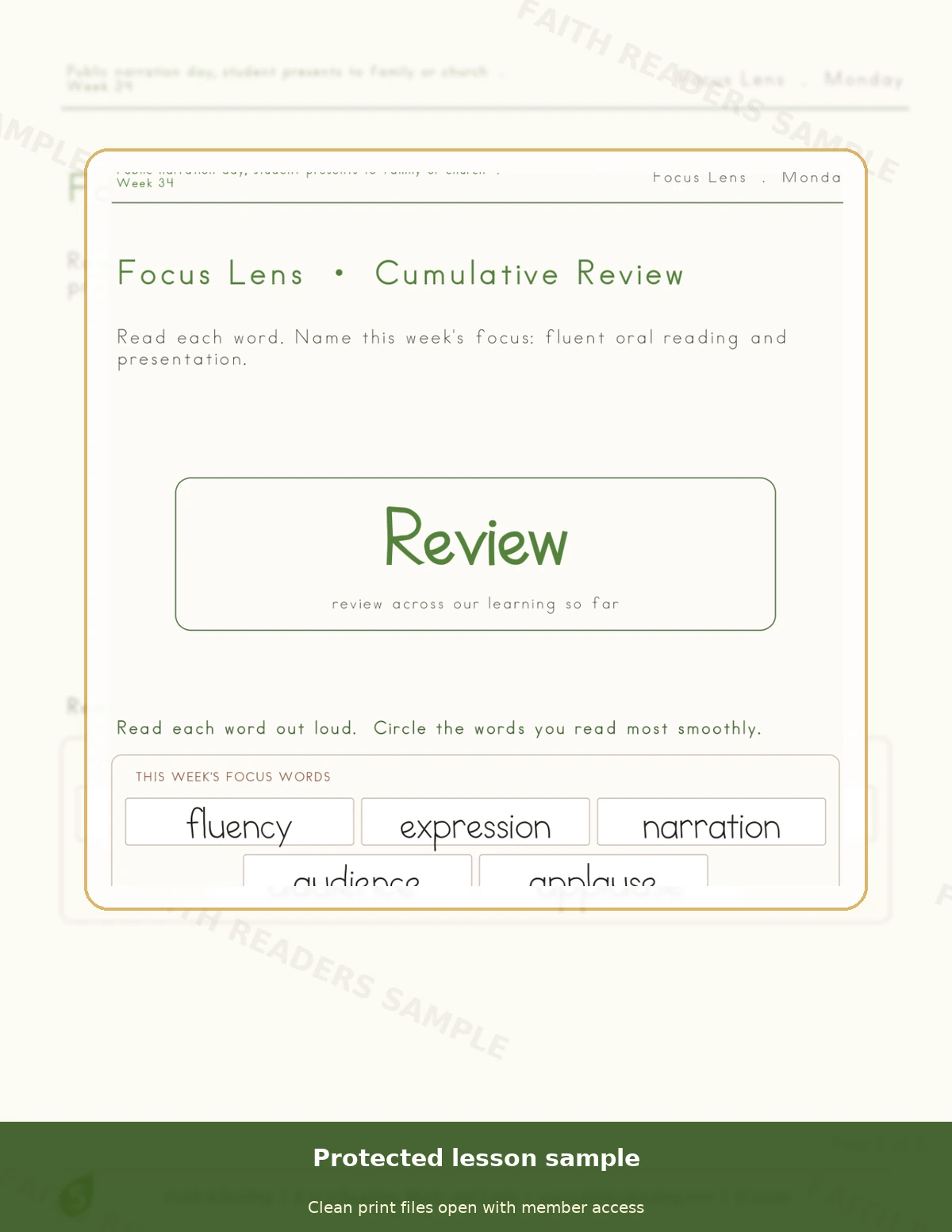 Grade 5 · Week 33 main lesson preview
