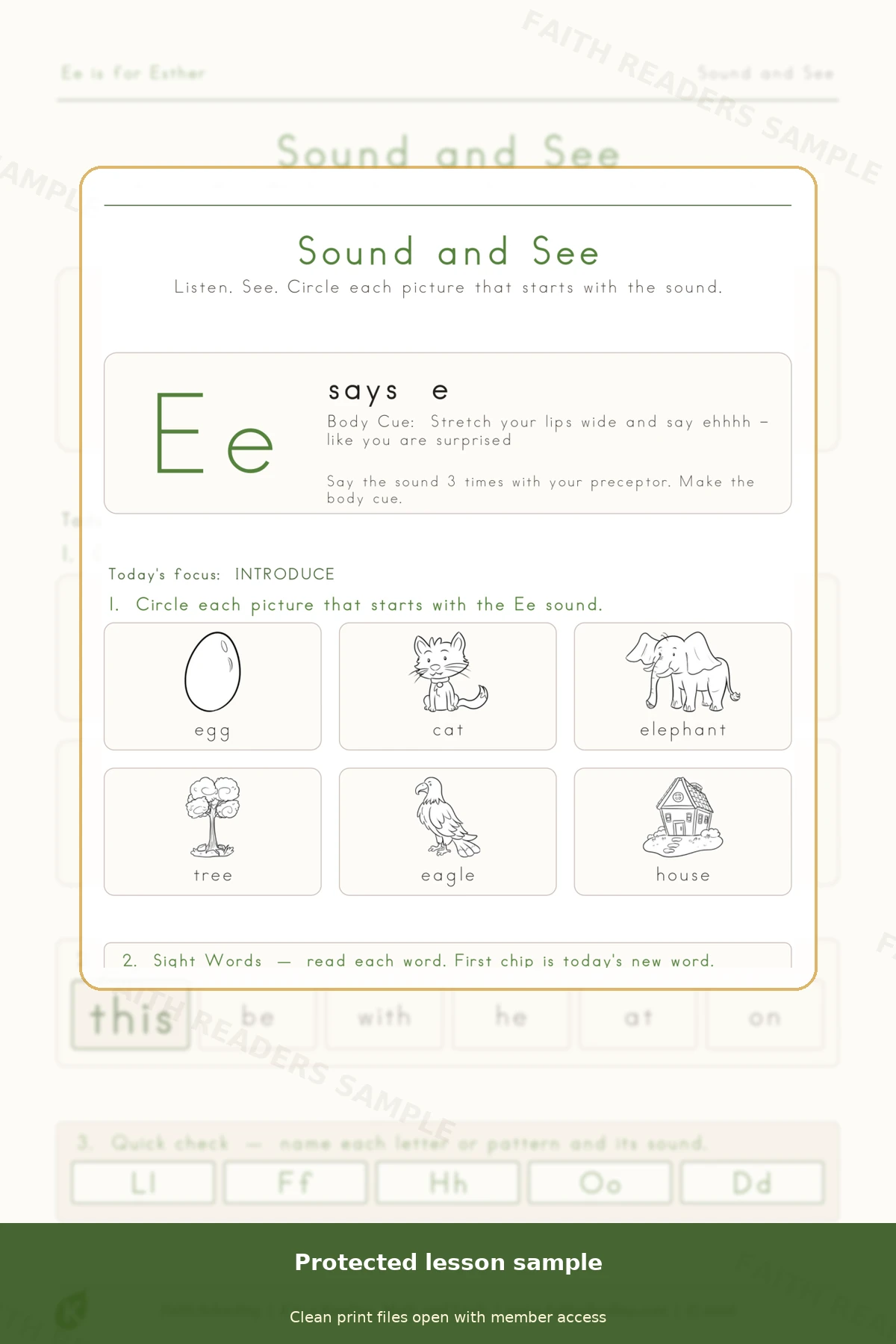 Kindergarten · Week 12 main lesson preview