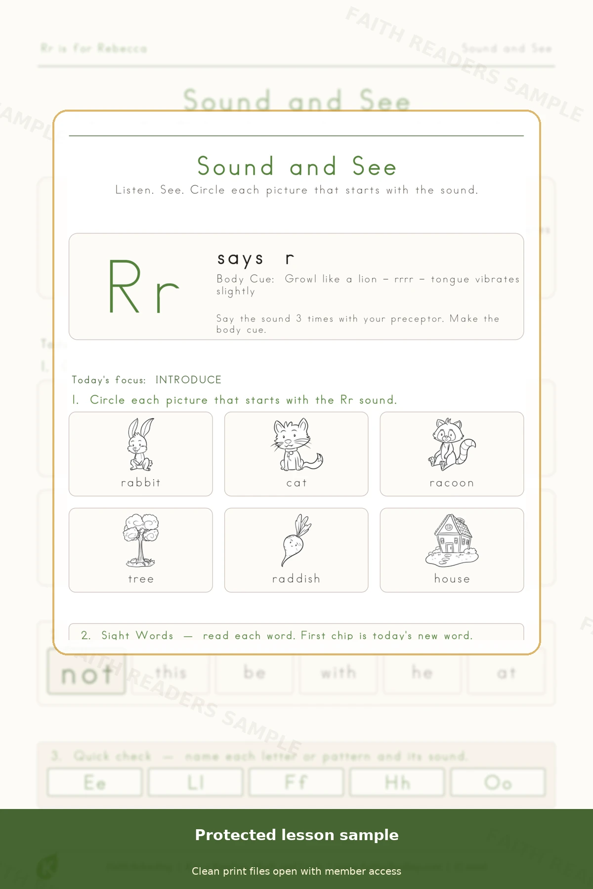 Kindergarten · Week 13 main lesson preview