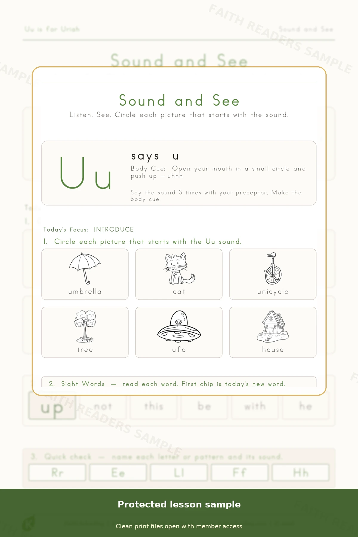 Kindergarten · Week 14 main lesson preview