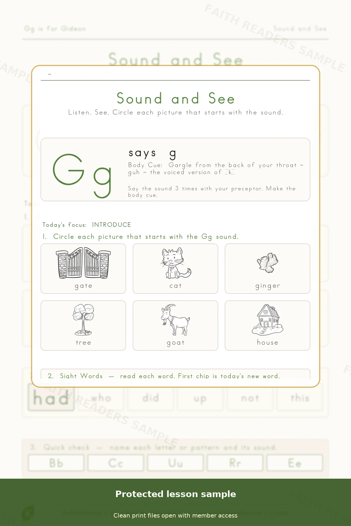 Kindergarten · Week 17 main lesson preview