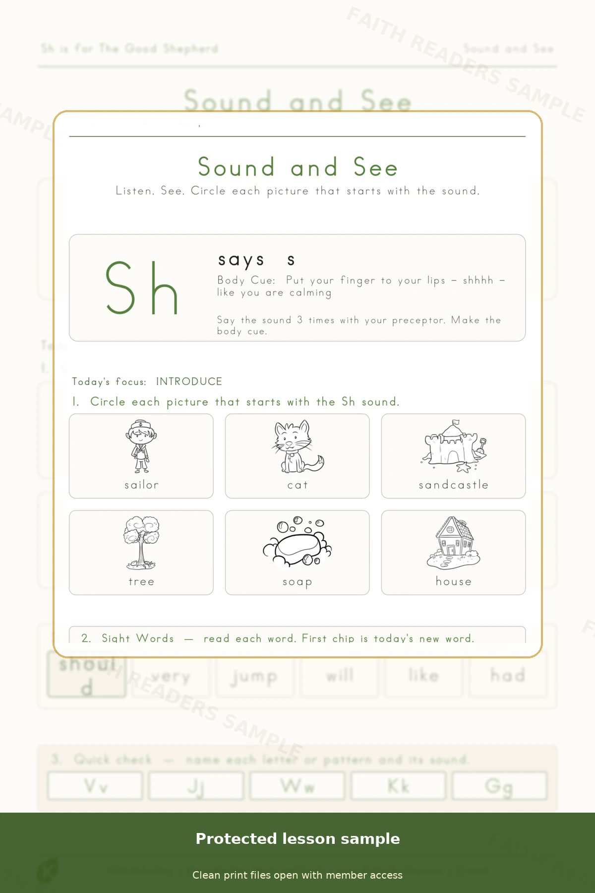Kindergarten · Week 22 main lesson preview