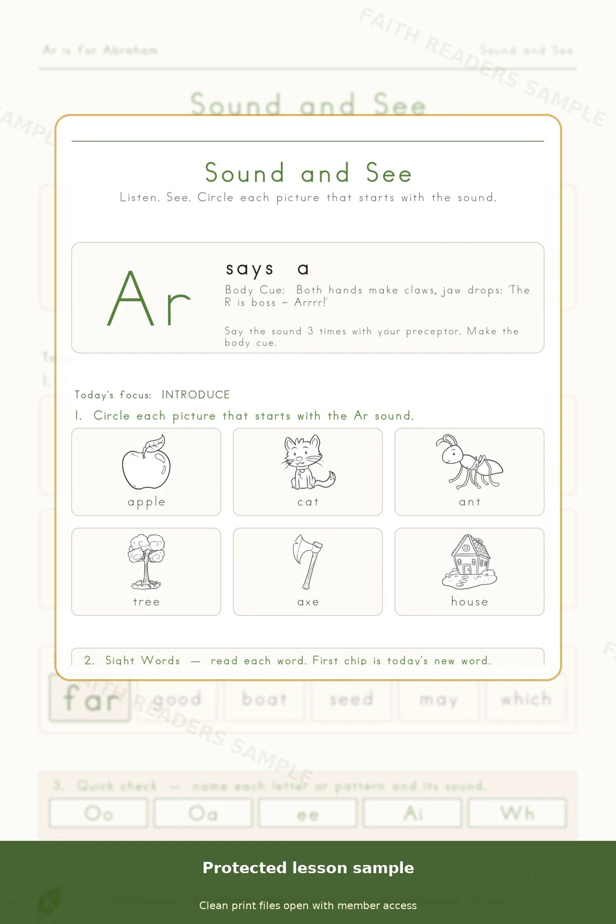 Kindergarten · Week 30 main lesson preview