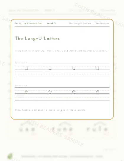 Grade 1 · Week 3 lesson preview 3