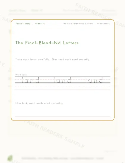 Grade 1 · Week 9 lesson preview 3
