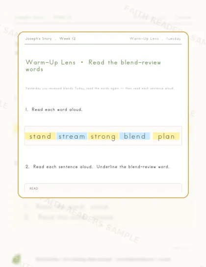 Grade 1 · Week 11 lesson preview 2