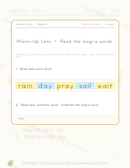 Grade 1 · Week 12 lesson preview 2