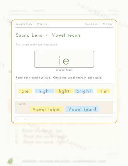 Grade 1 · Week 15 lesson preview 1