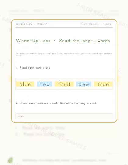 Grade 1 · Week 16 lesson preview 2