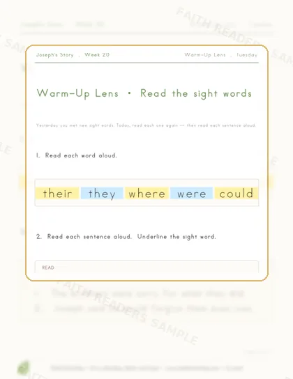 Grade 1 · Week 19 lesson preview 2