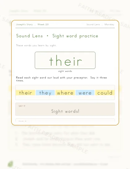 Grade 1 · Week 19 lesson preview 1