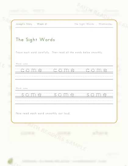 Grade 1 · Week 20 lesson preview 3