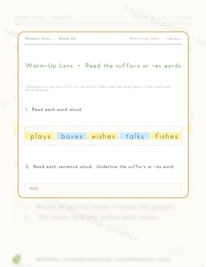 Grade 1 · Week 24 lesson preview 2