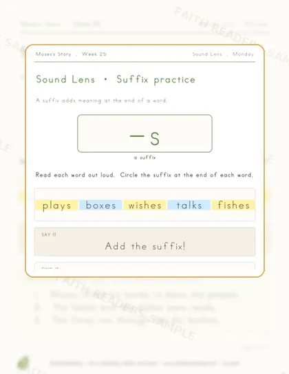 Grade 1 · Week 24 lesson preview 1