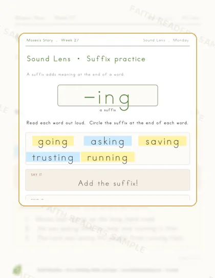 Grade 1 · Week 26 lesson preview 1