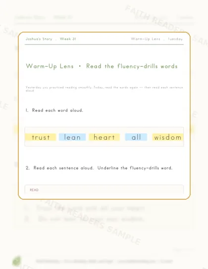 Grade 1 · Week 30 lesson preview 2