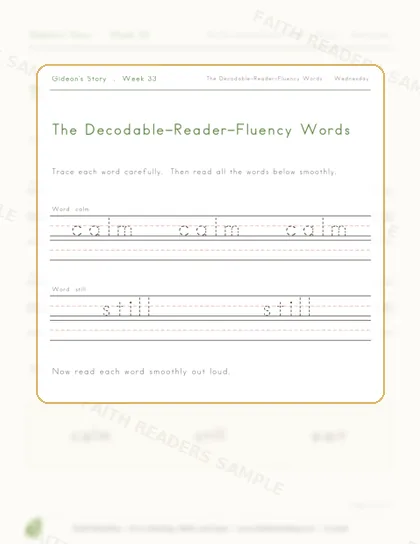 Grade 1 · Week 32 lesson preview 3