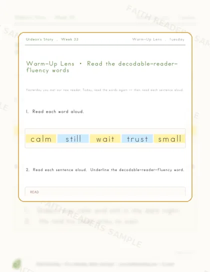 Grade 1 · Week 32 lesson preview 2