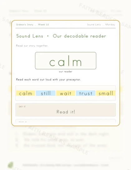 Grade 1 · Week 32 lesson preview 1