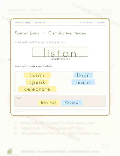 Grade 1 · Week 35 lesson preview 1