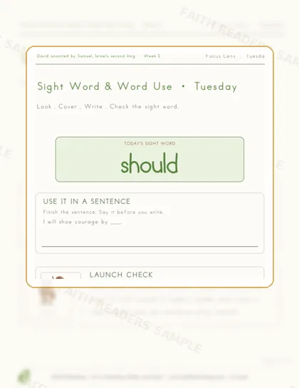 Grade 2 · Week 1 lesson preview 2