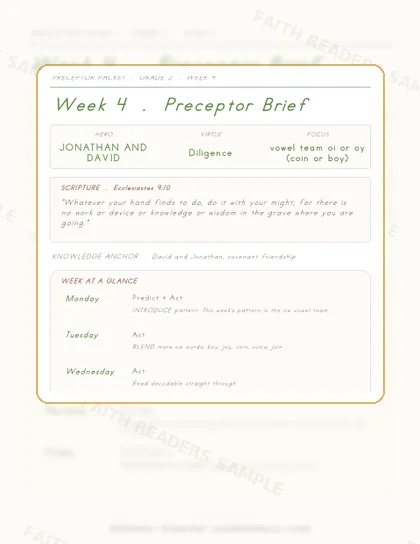 Grade 2 Week 3 Preceptor Guide page preview