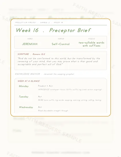Grade 2 Week 15 Preceptor Guide page preview