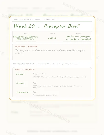 Grade 2 Week 19 Preceptor Guide page preview