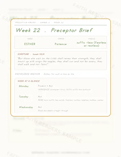 Grade 2 Week 21 Preceptor Guide page preview