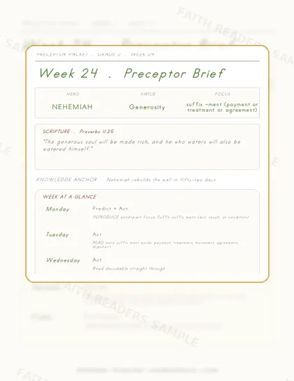 Grade 2 Week 23 Preceptor Guide page preview
